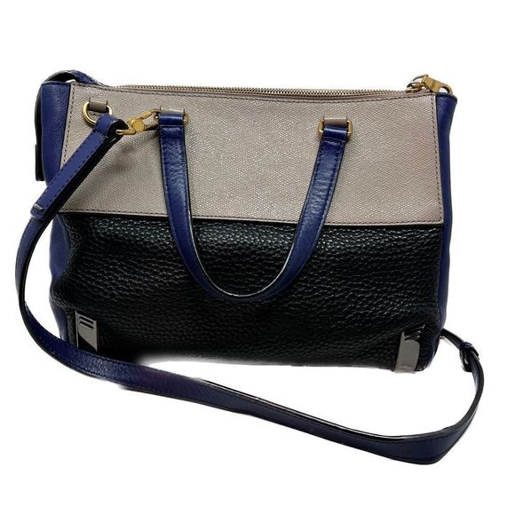 Marc By Marc Jacobs Cow Leather Purple & Black Bag - Picture 2 of 14